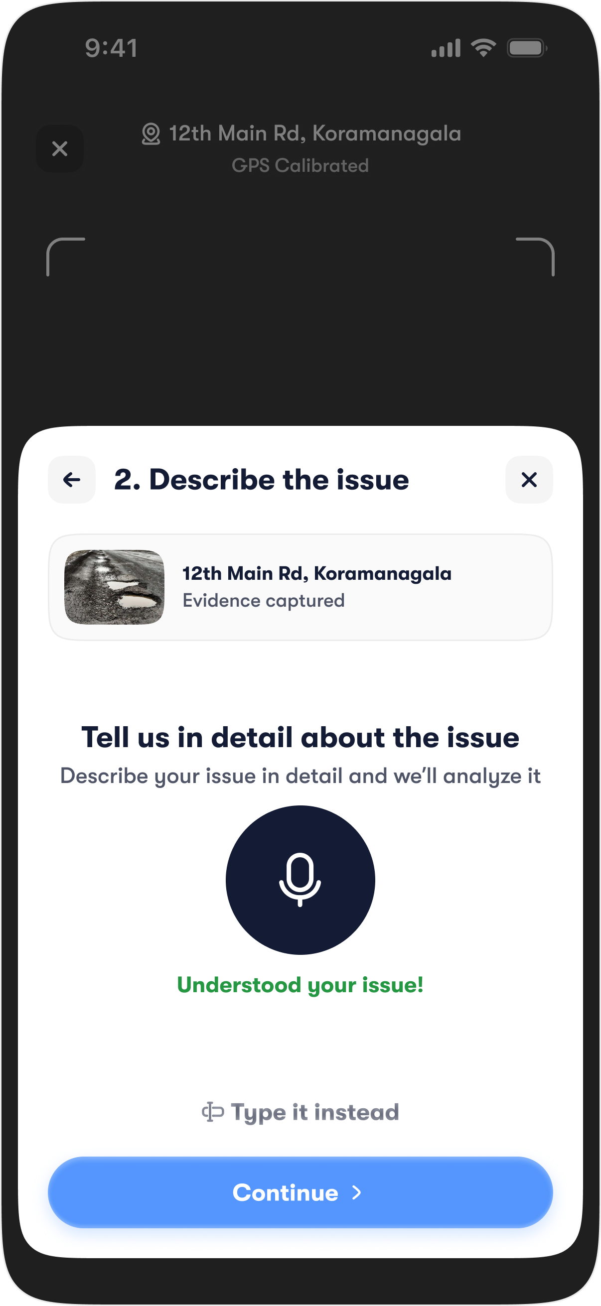 Civicc Voice Input — Synthesized Mode